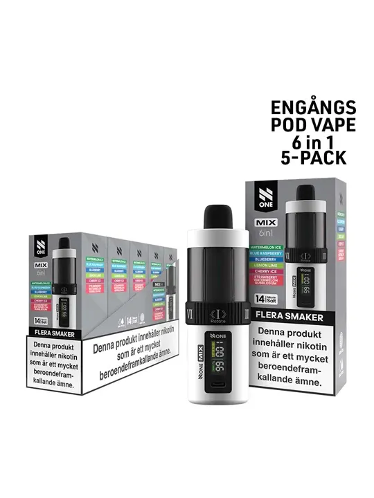 N One 6 in 1, White Mix 6*2ml
