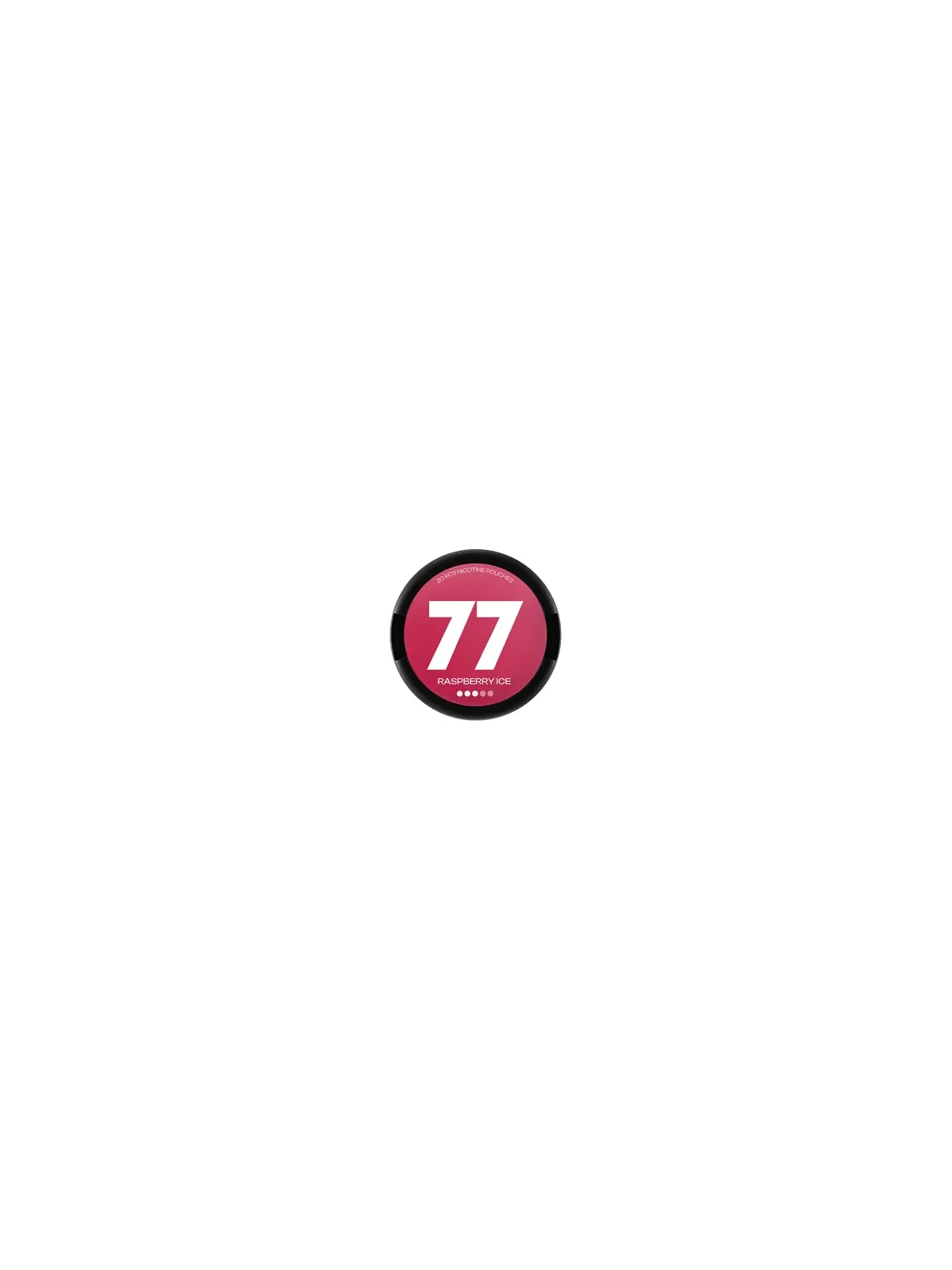 77 Nicotine Pouches Raspberry Ice