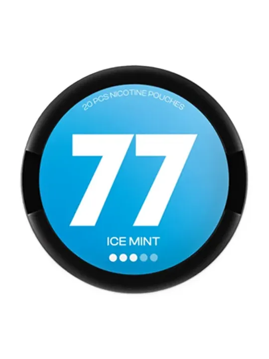 77 Nicotine Pouches Mint Ice