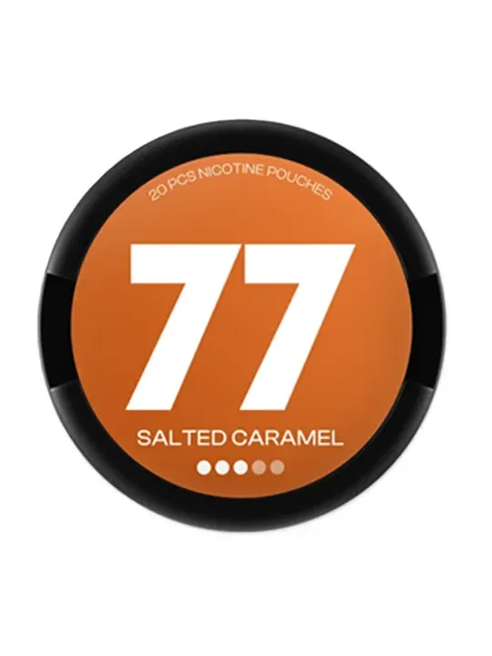 77 Nicotine Pouches Salted Caramel
