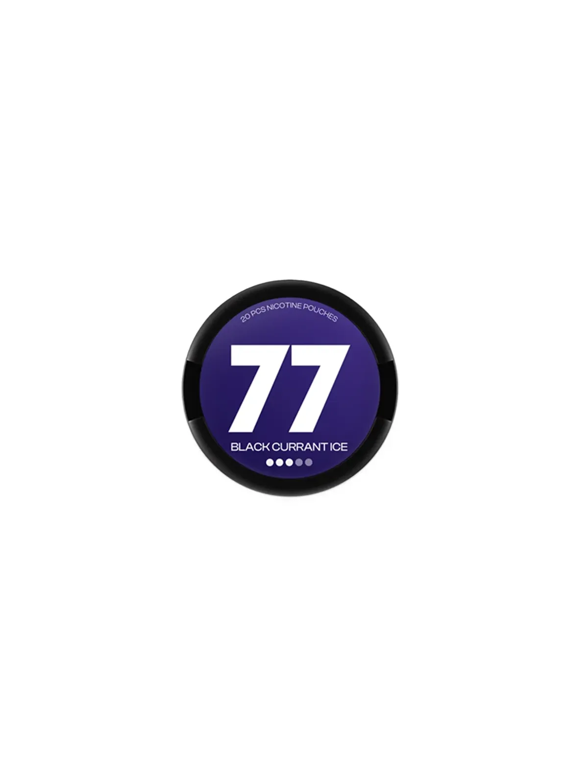 77 Nicotine Pouches BlackCurrant ice