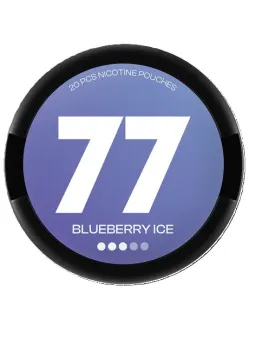 77 Nicotine Pouches Blueberry Ice