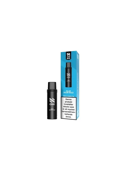 N ONE V2,Blue Sour Razz, Endast Pod