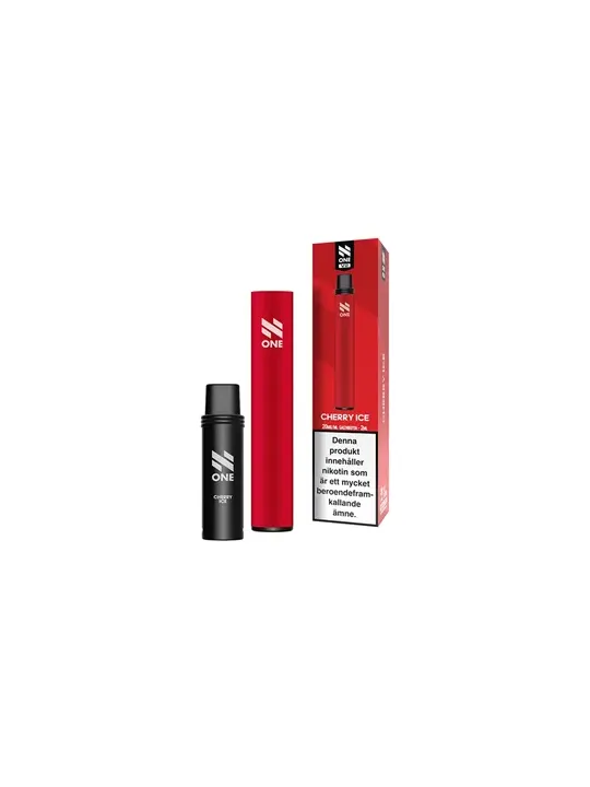 .N ONE V2,Cherry Ice,Batteri och Pod