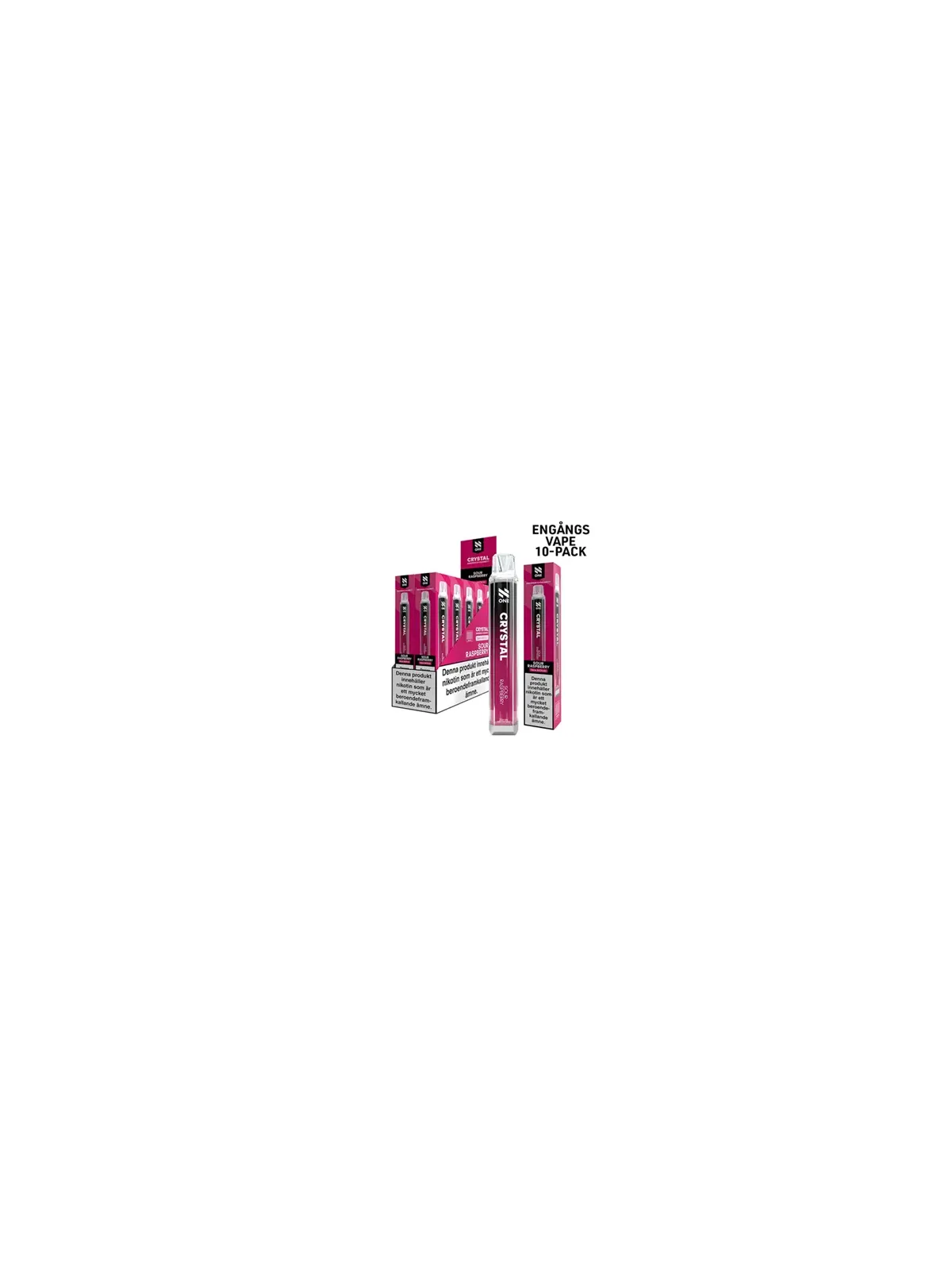 N ONE CRYSTAL-Sour Raspberry 10-p