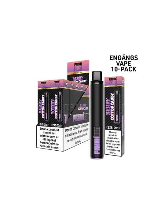 FrunkBar 2ML-Berry Cotton Candy 10-p
