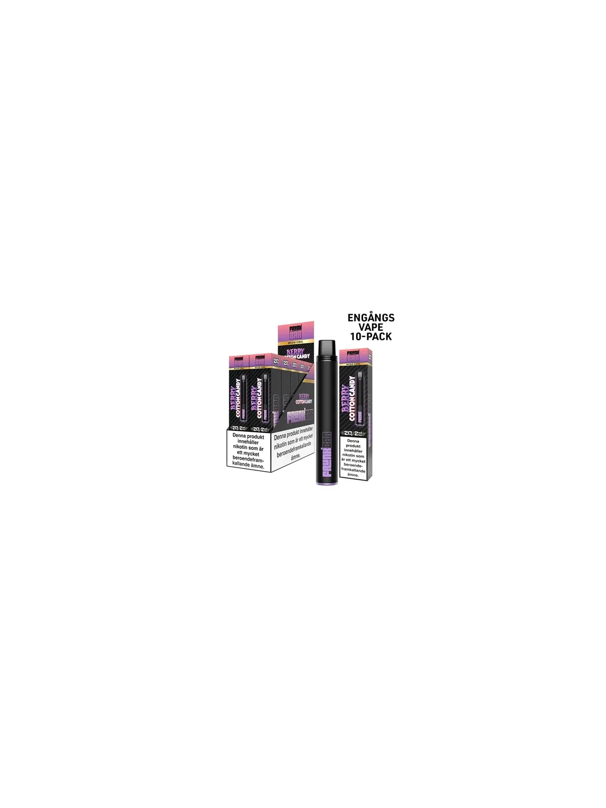 FrunkBar 2ML-Berry Cotton Candy 10-p