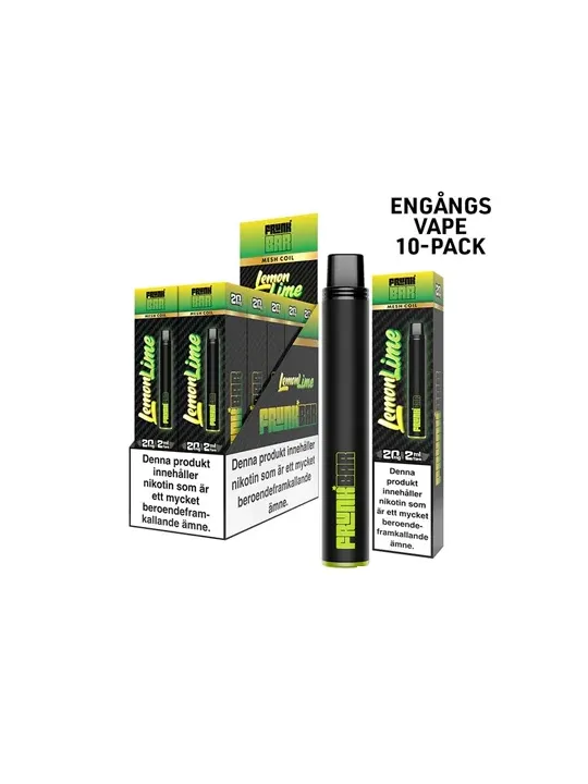 FrunkBar 2ML-Lemon Lime 10-p