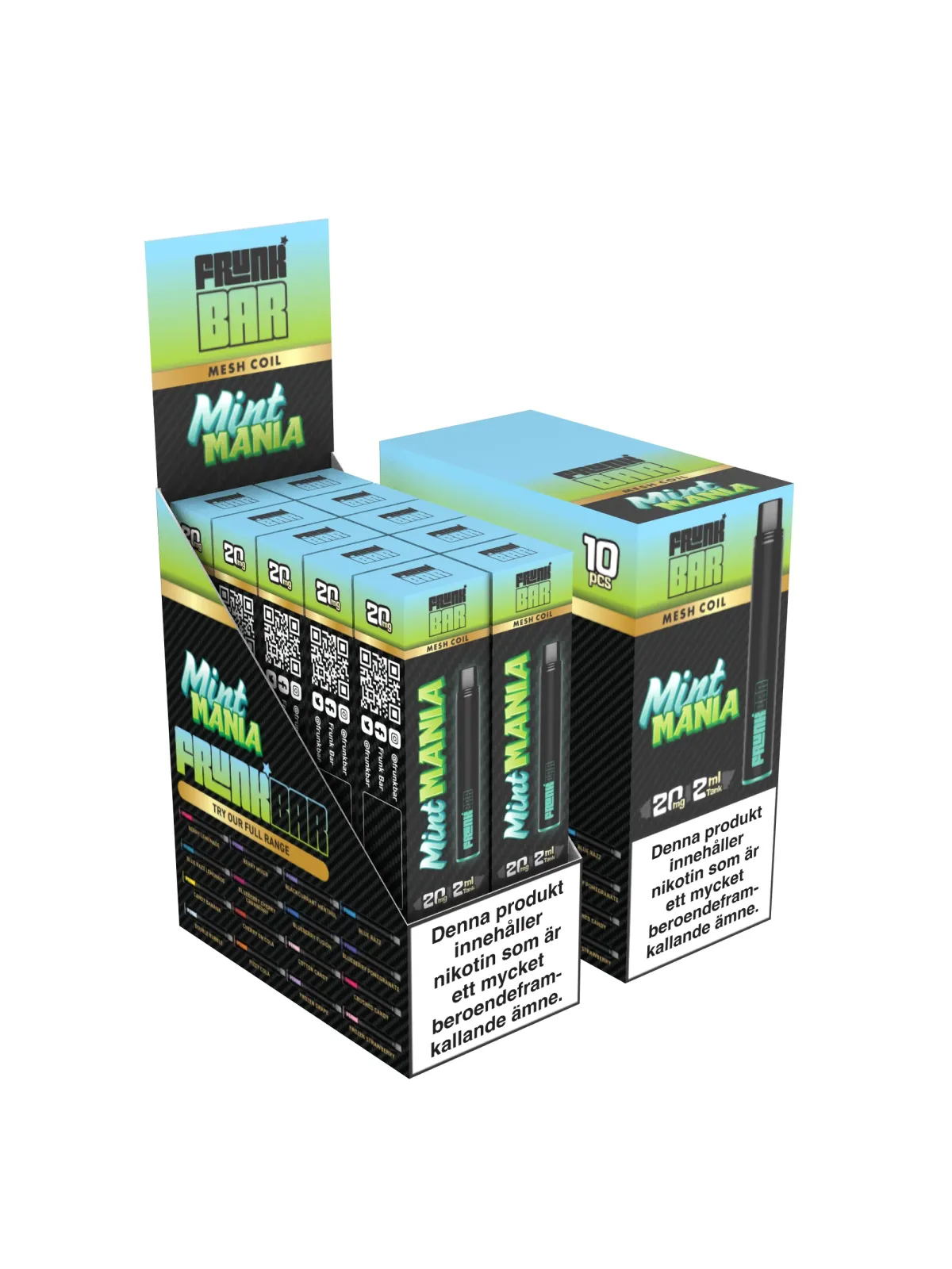 FrunkBar 2ML-Mint Mania 10-p