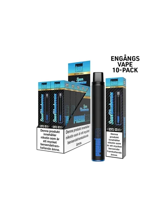 FrunkBar 2ML-Sour Blueberries 10-p