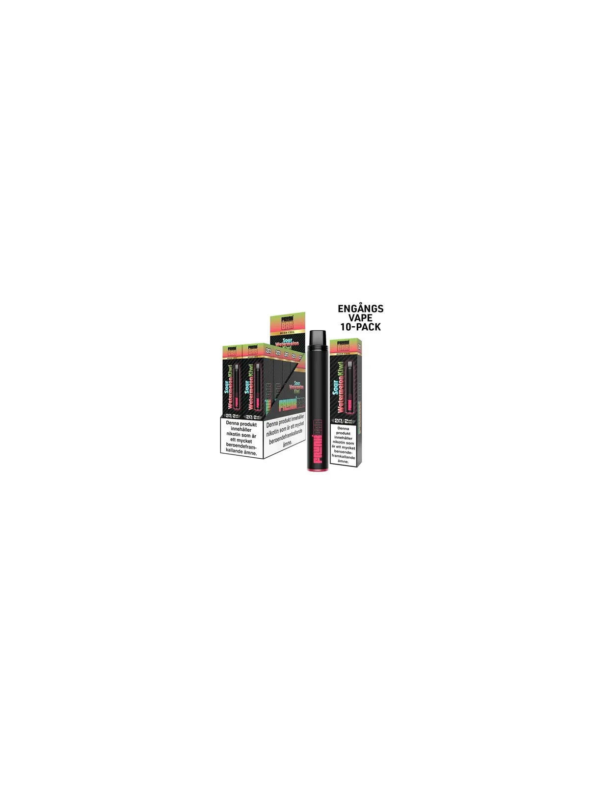 FrunkBar 2ML-Sour Watermelon Kiwi 10-p