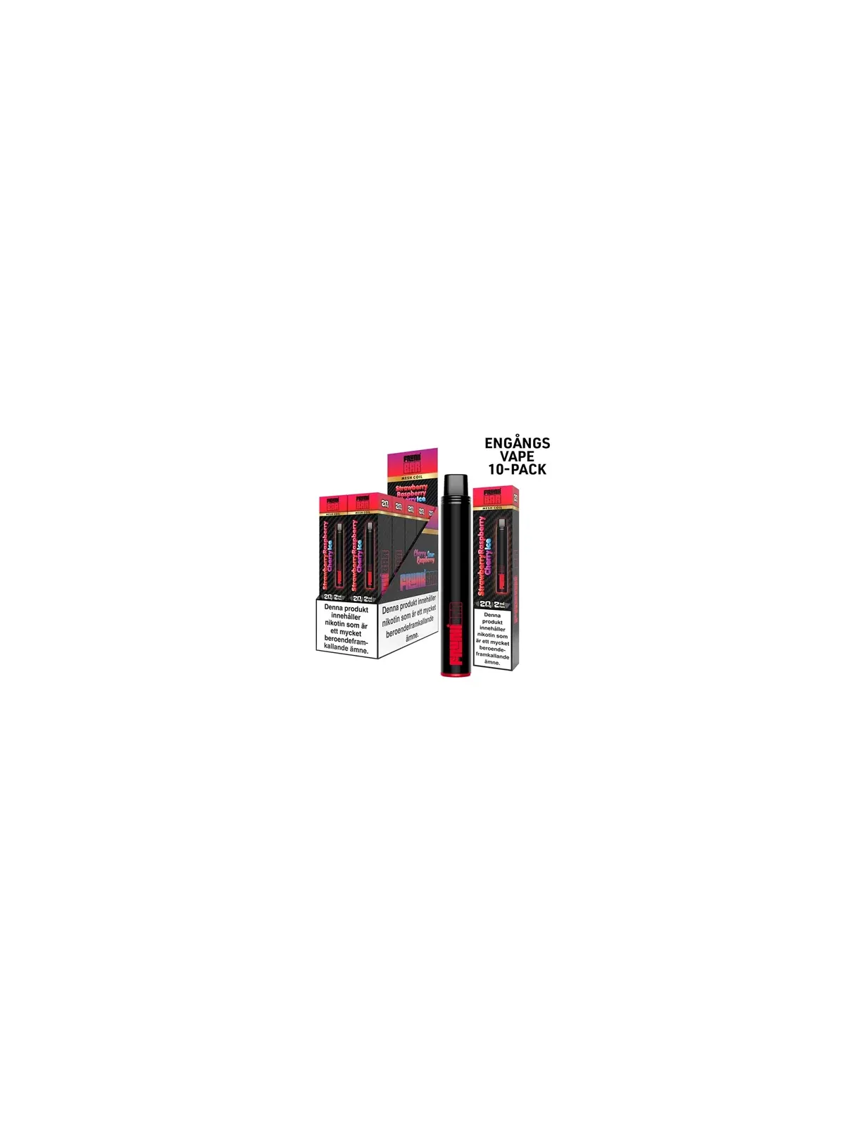 FrunkBar 2ML-Strawberry Raspberry Cherry Ice 10-p