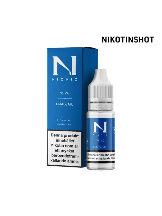 NIC NIC | Nikotinshots 14mg | VG70/PG30-5P