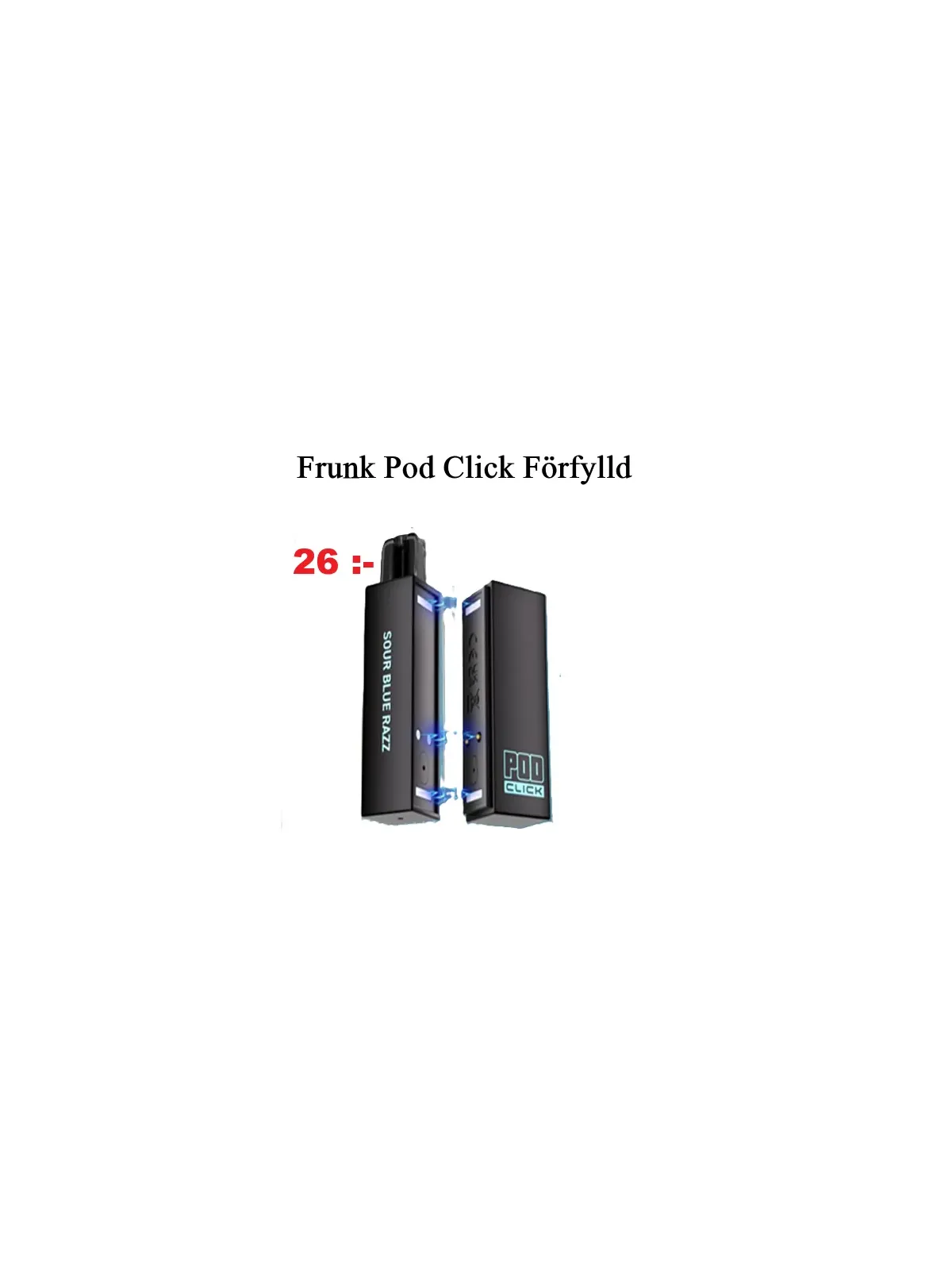 Frunk klick, 260 kr