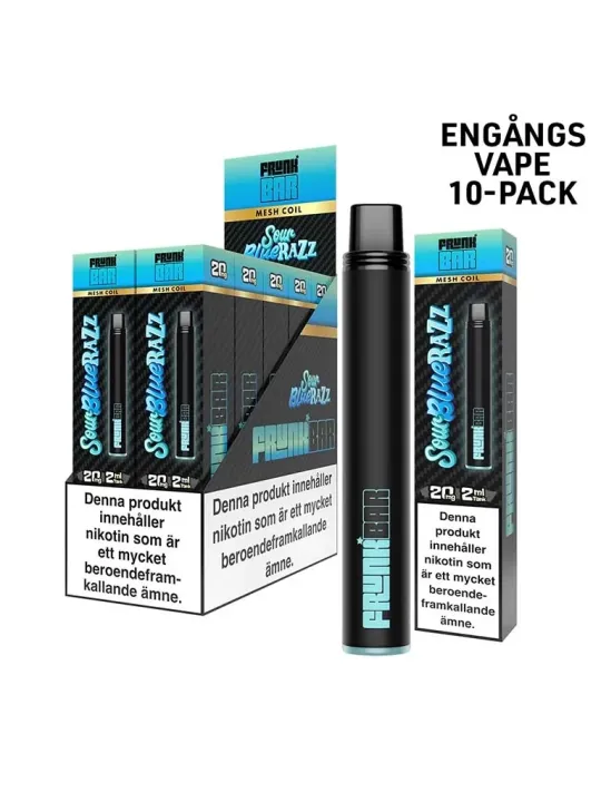 FrunkBar 2ML-Sour Blue Razz 10-p