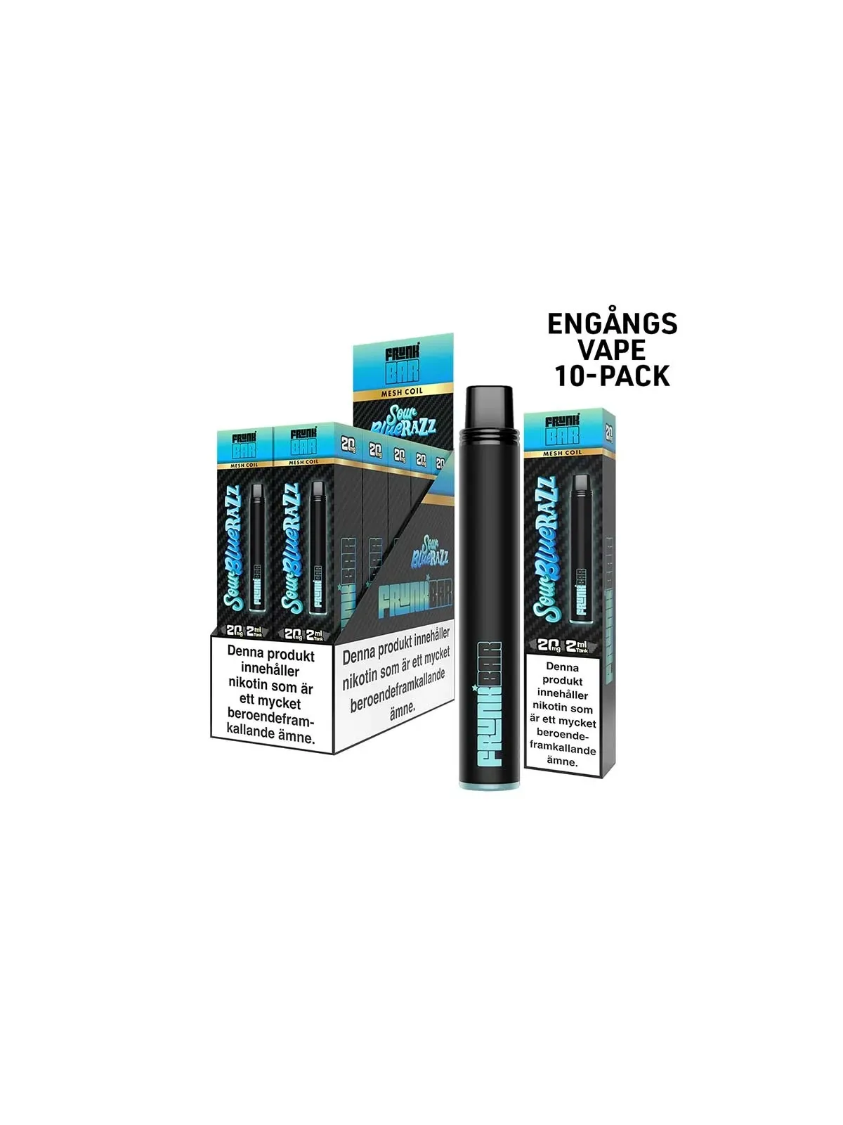 FrunkBar 2ML-Sour Blue Razz 10-p