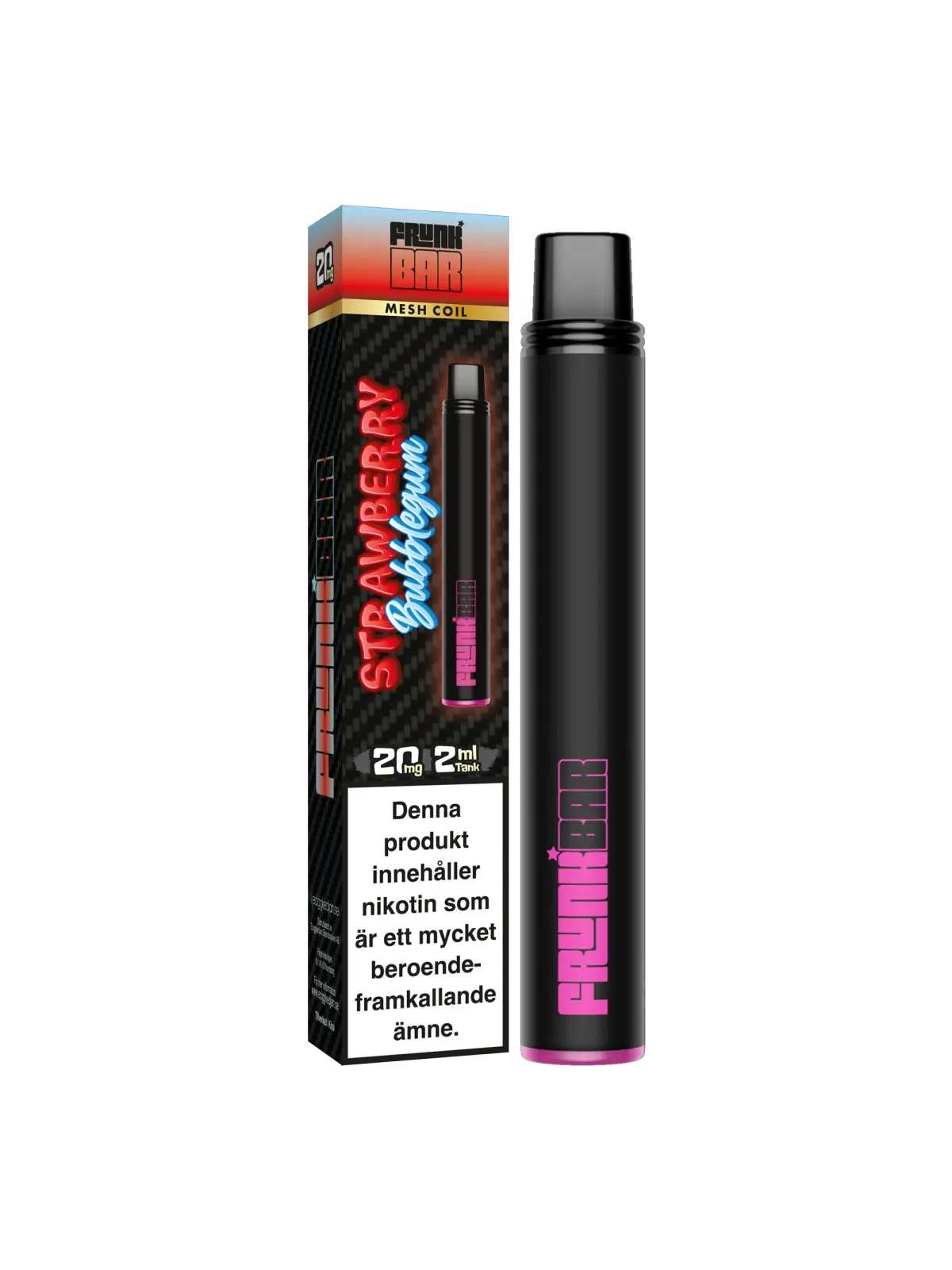 FrunkBar 2ML-Strawberry Bubbelgum 5-p