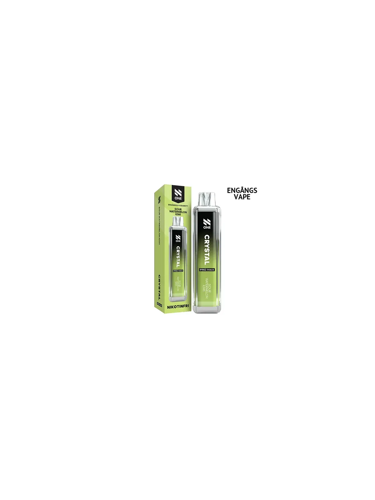 N One Crystal,Sour Watermelon Kiwi, Zero,5p