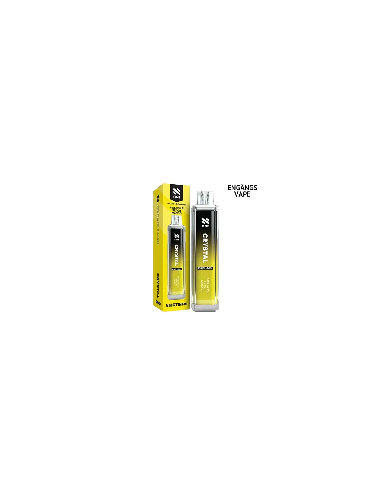 N One Crystal,Pineapple Peach Mango, Zero,5p