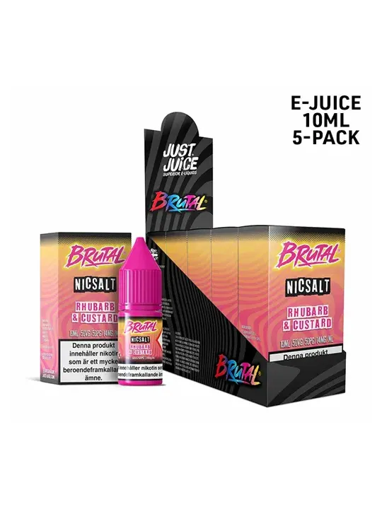 Just Juice Brutal,Rhubarb Custard,5P