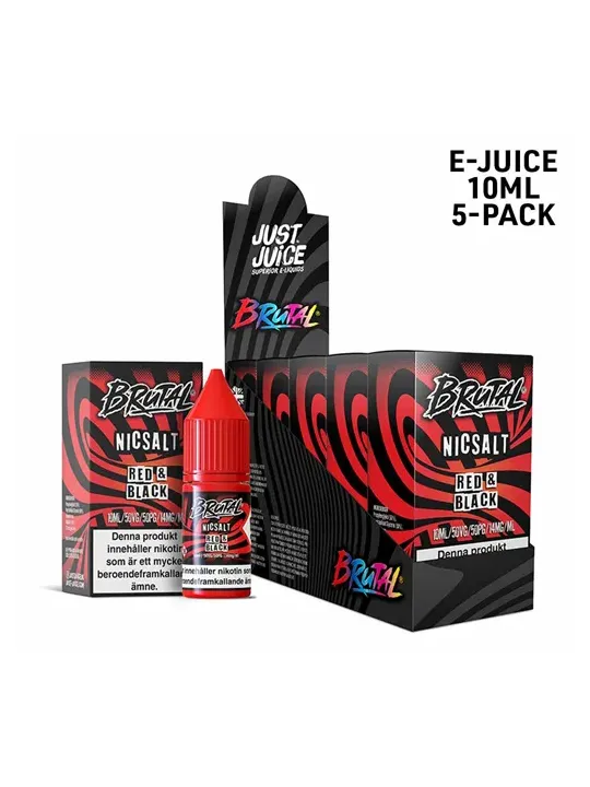 Just Juice Brutal,Red Black,5P