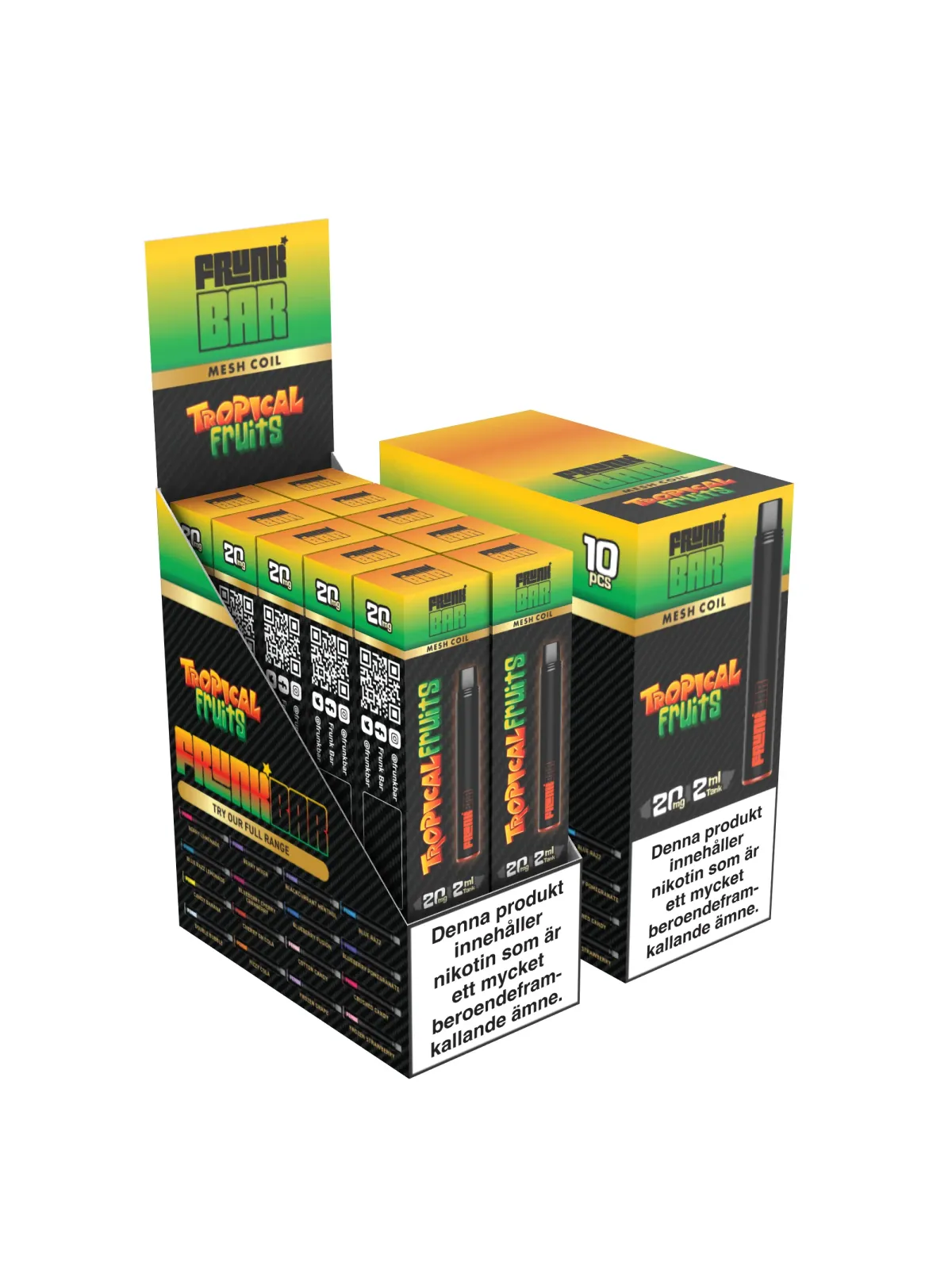 FrunkBar 2ML-Tropical Fruits 10-p