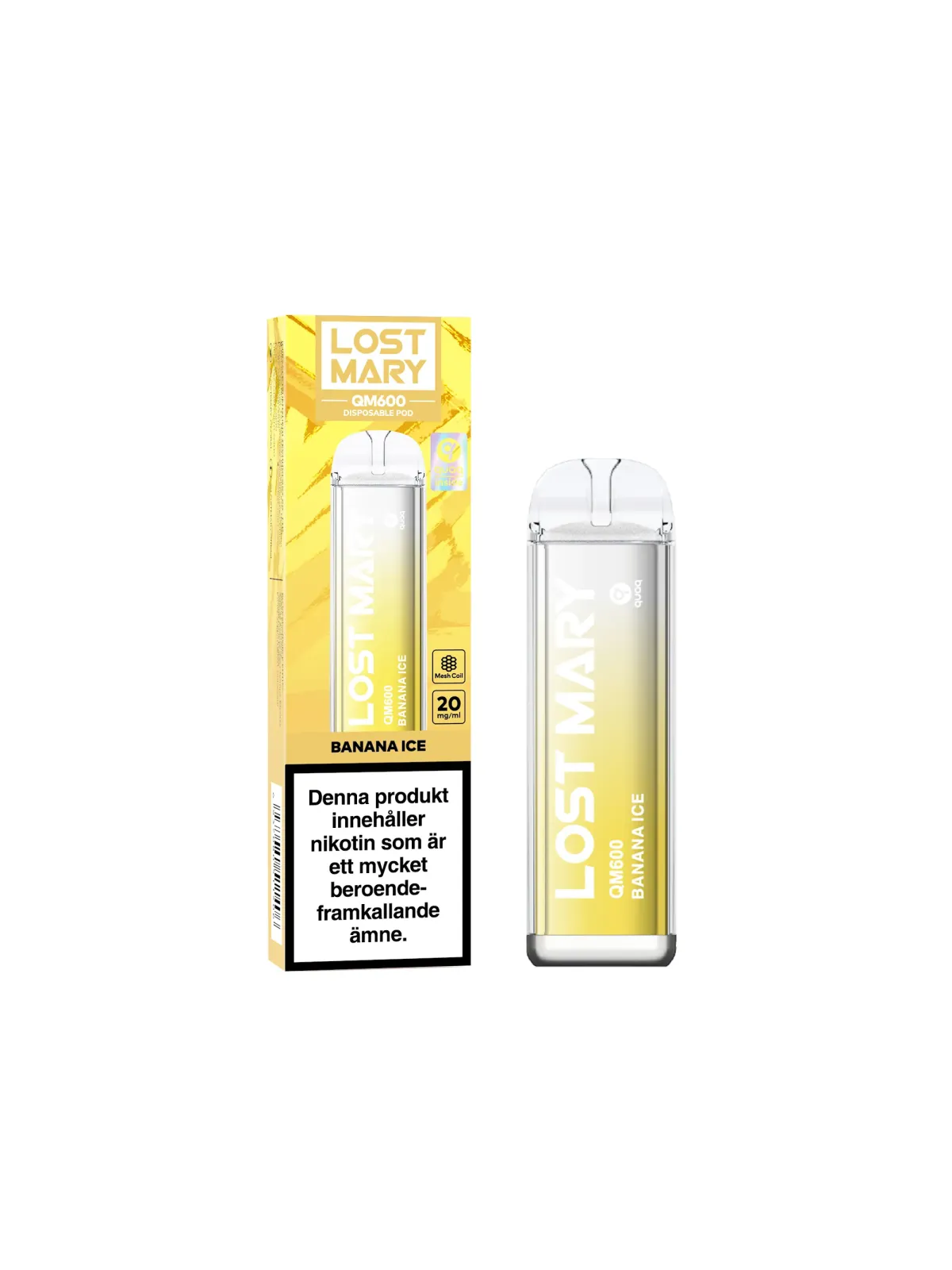 Lost Mary QM600 Banana Ice 20mg