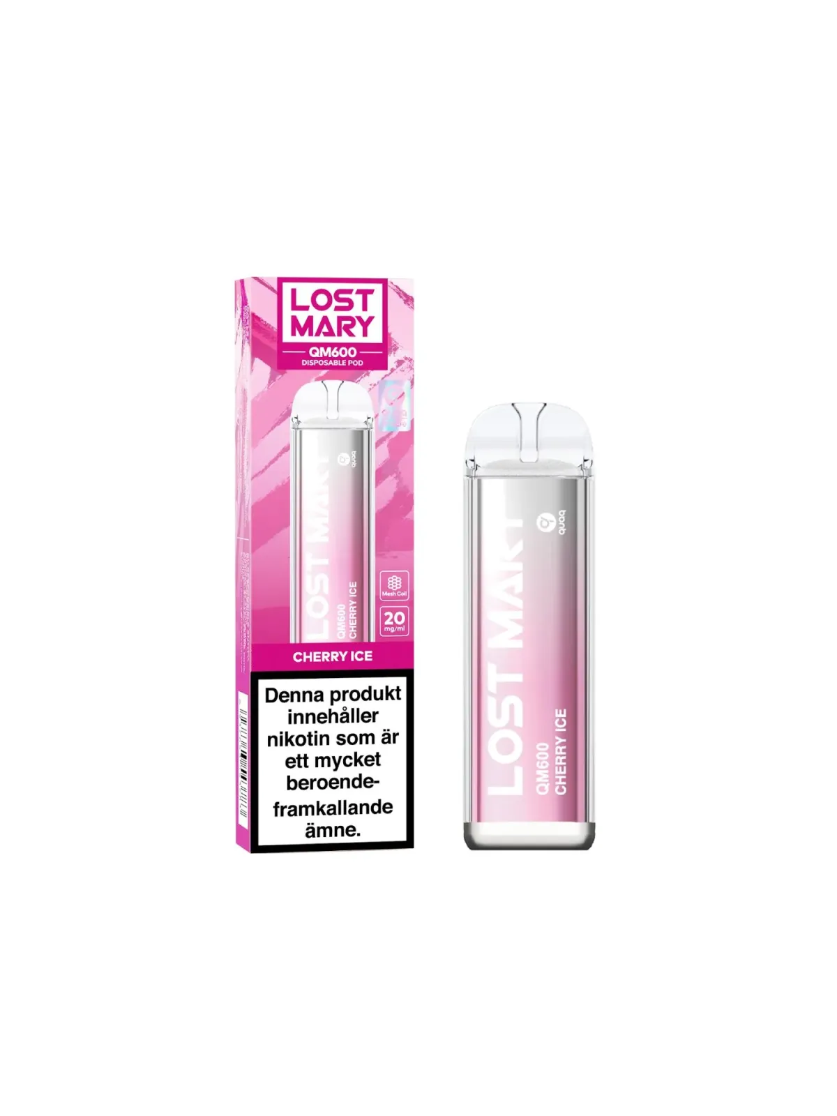 Lost Mary QM600 Cherry Ice 20mg