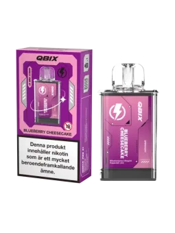 QBIX Pod Smak Blueberry Cheesecake 14mg,10P