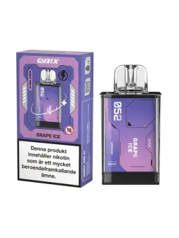 QBIX Pod Smak Grape Ice 14mg,10P