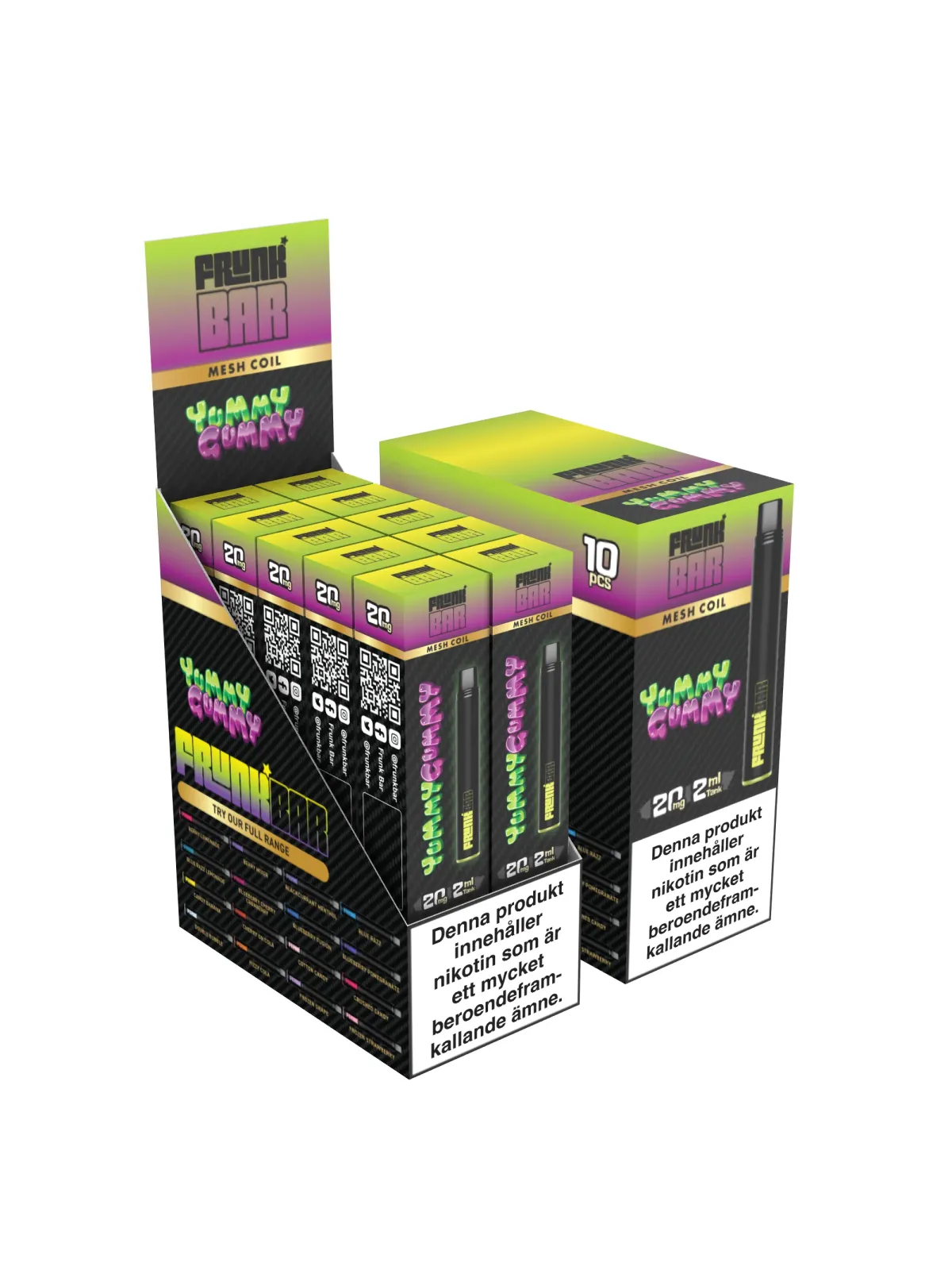 FrunkBar 2ML-Yummy Gummy 10-p