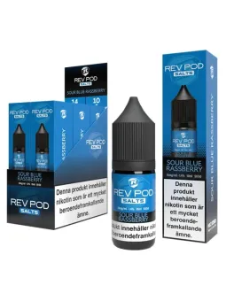 Rev Pod Salts – Sour Blue Raspberry 14mg/10ml-6P