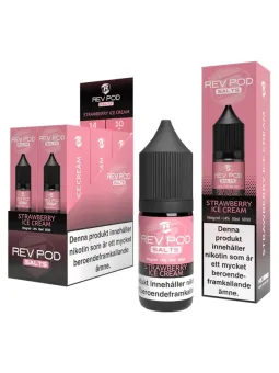 Rev Pod Salts – Strawberry Ice Cream 14mg/10ml-6P
