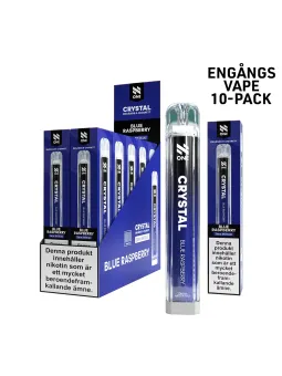 N ONE CRYSTAL-Blue Raspberry 10-p