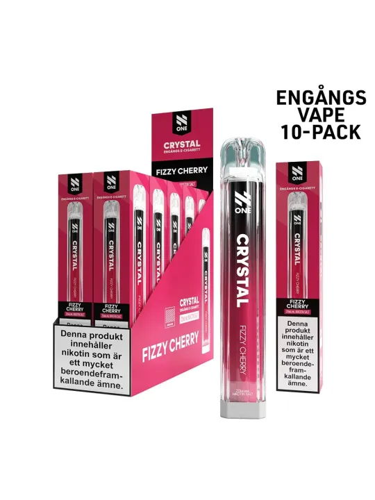 N ONE CRYSTAL-Fizzy Cherry 10-p