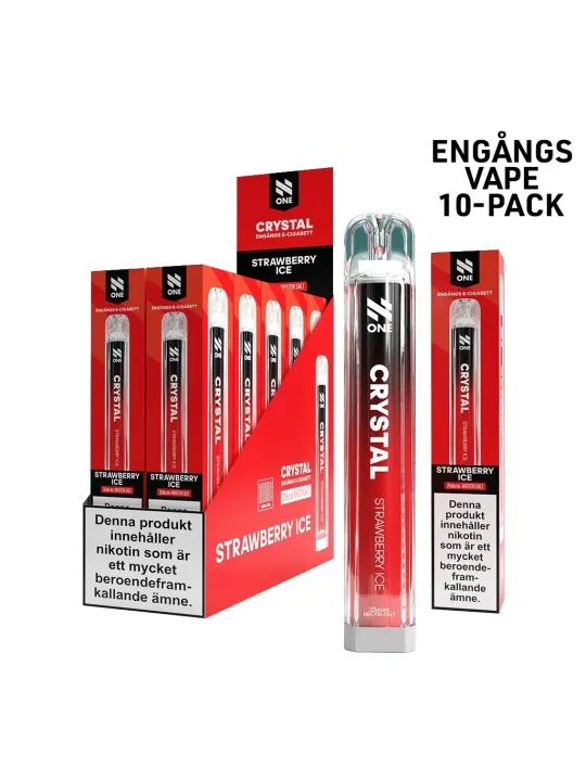 N ONE CRYSTAL-Strawberry Ice 10-p