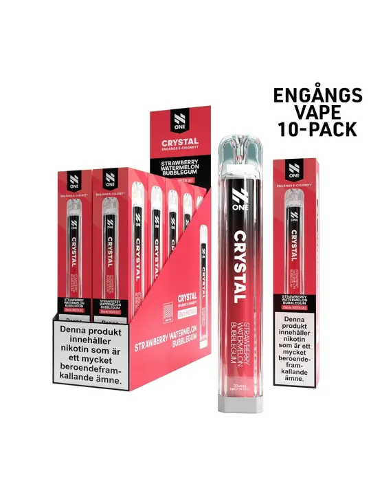 N ONE CRYSTAL-Strawberry Watermelon Bubblegum 10-p