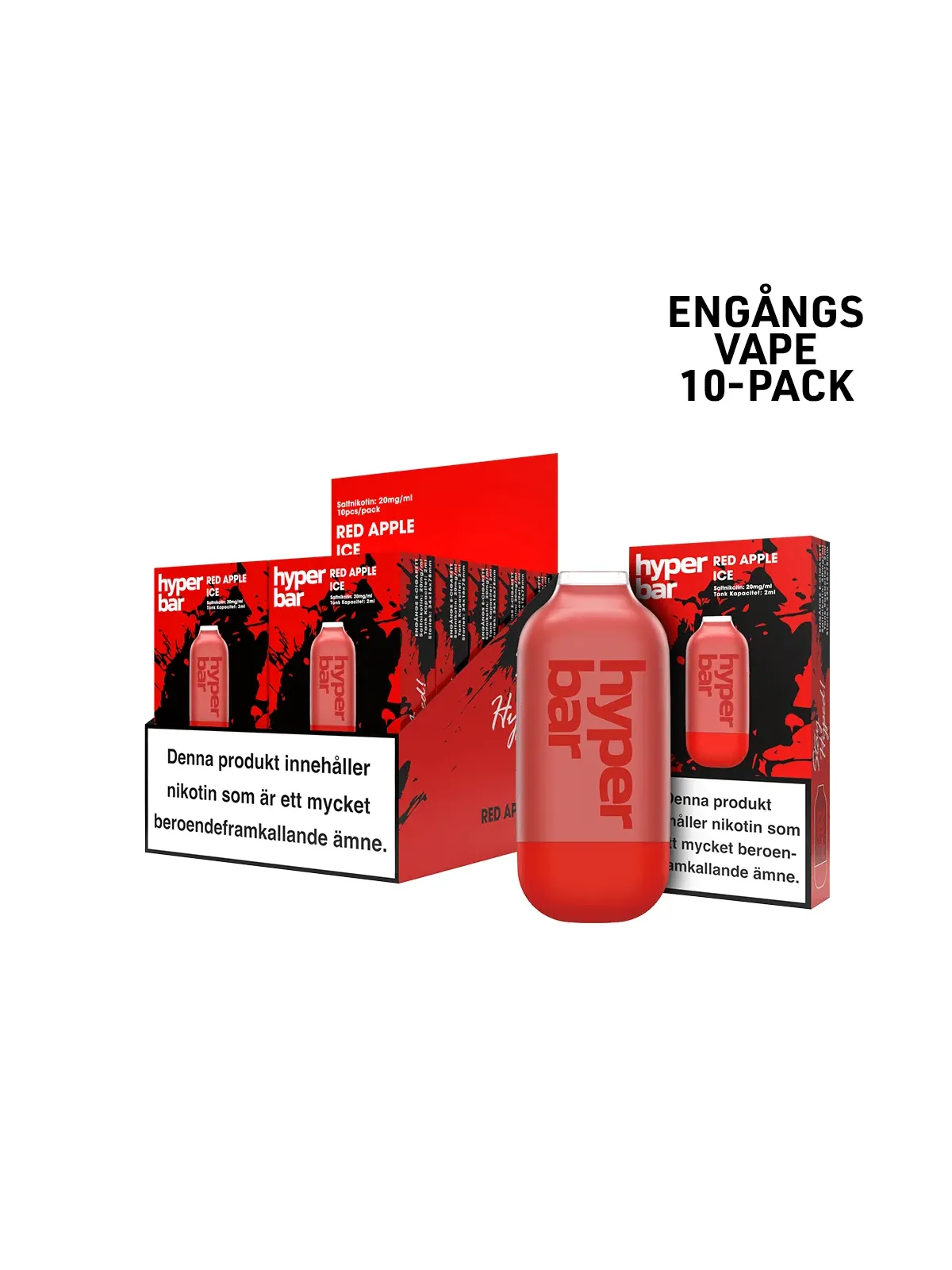 Hyper Bar,Red Apple Ice 10-P