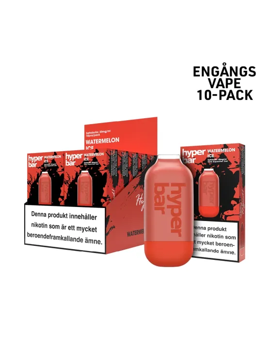 Hyper Bar,Watermelon Ice 10-p