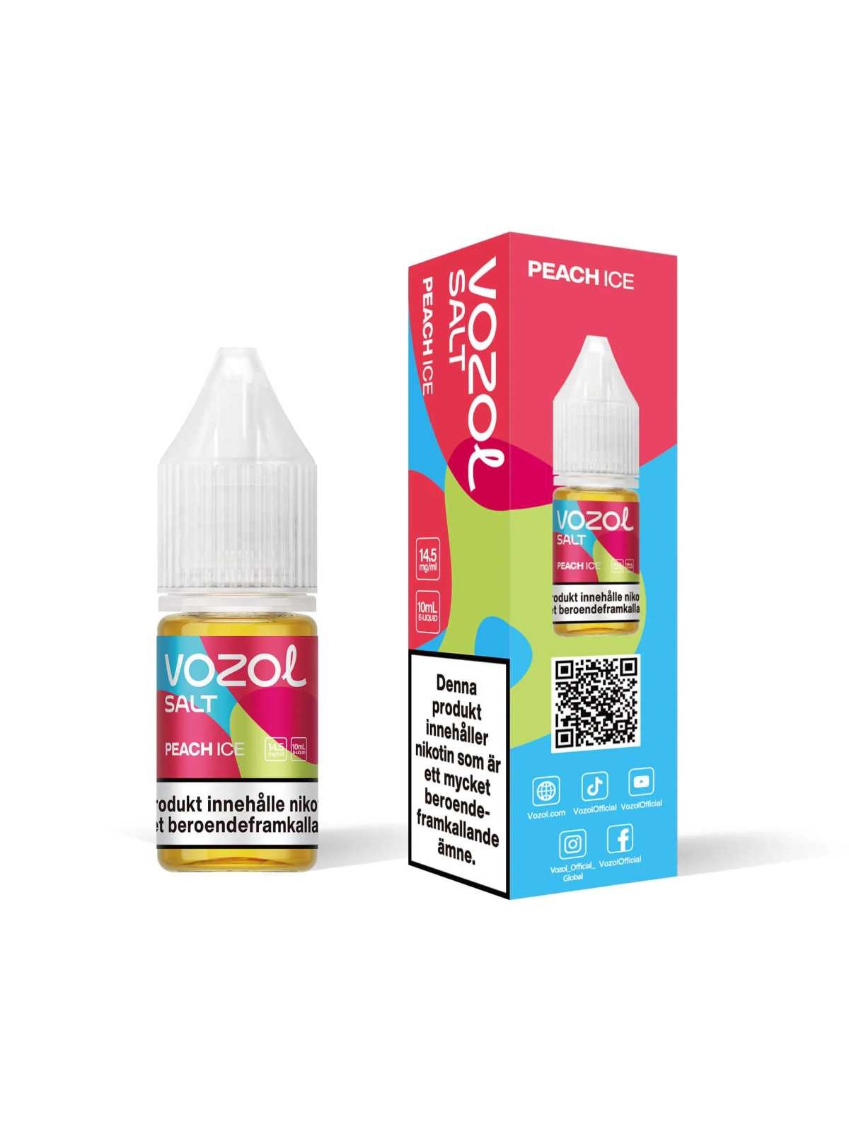 Vozol Salt 10 ML,Peach Ice-5P