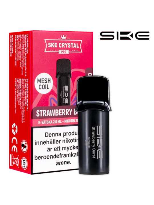 SKE Crystal Pro Pod Strawberry Burst-20mg 10p