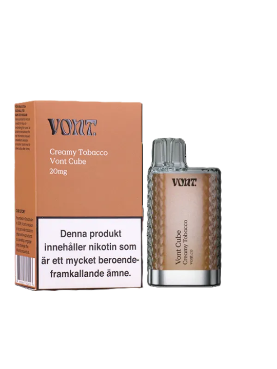 Vont Cube Creamy Tobacco 20 mg/ml-10P