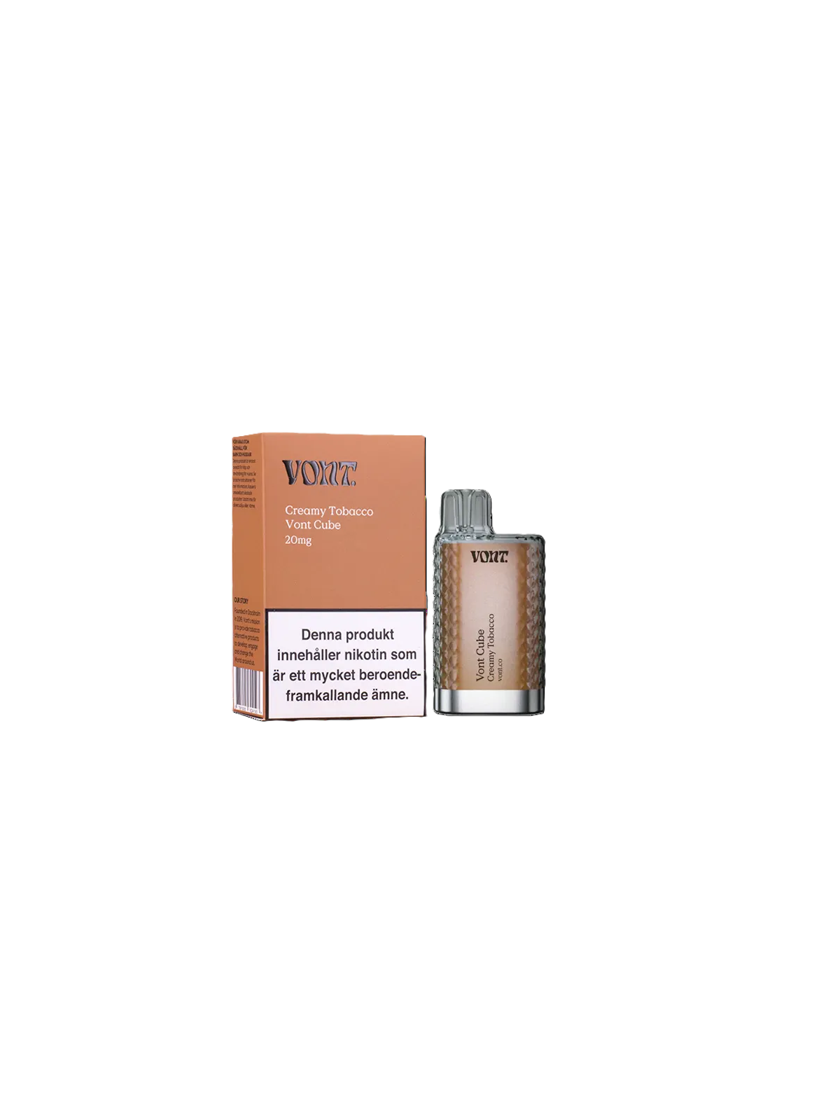 Vont Cube Creamy Tobacco 20 mg/ml-10P