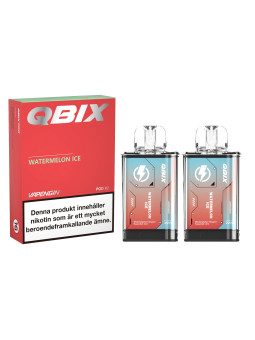 QBIX,2-PACK,Watermelon Ice 14mg-5P