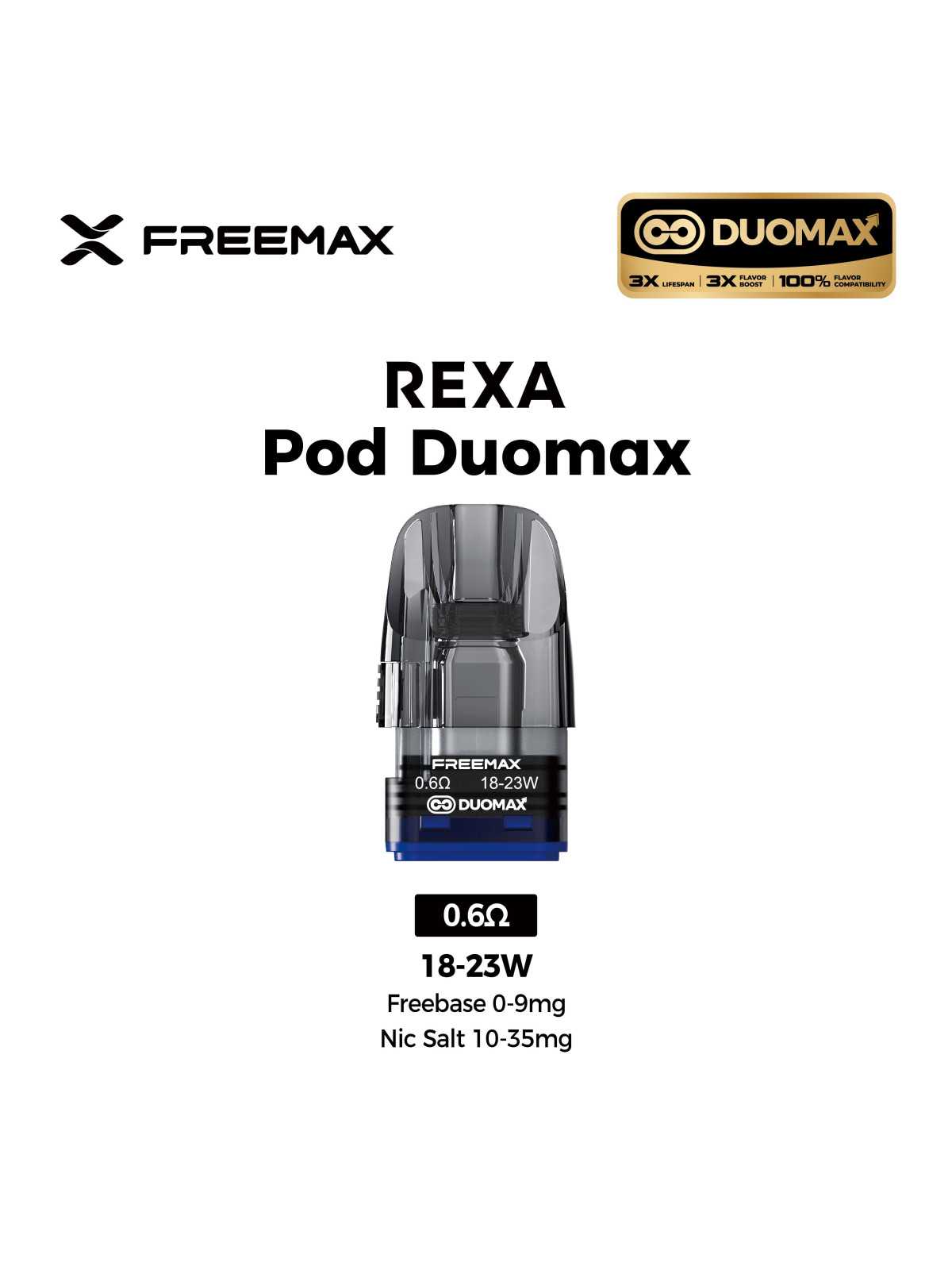 REXA POD DuoMax-0.6-3ml-3 PACK