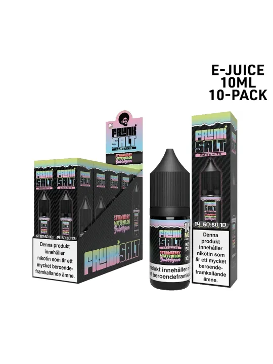 FrunkSalt 10 ML-Strawberry Watermelon Bubbelgum 10-p