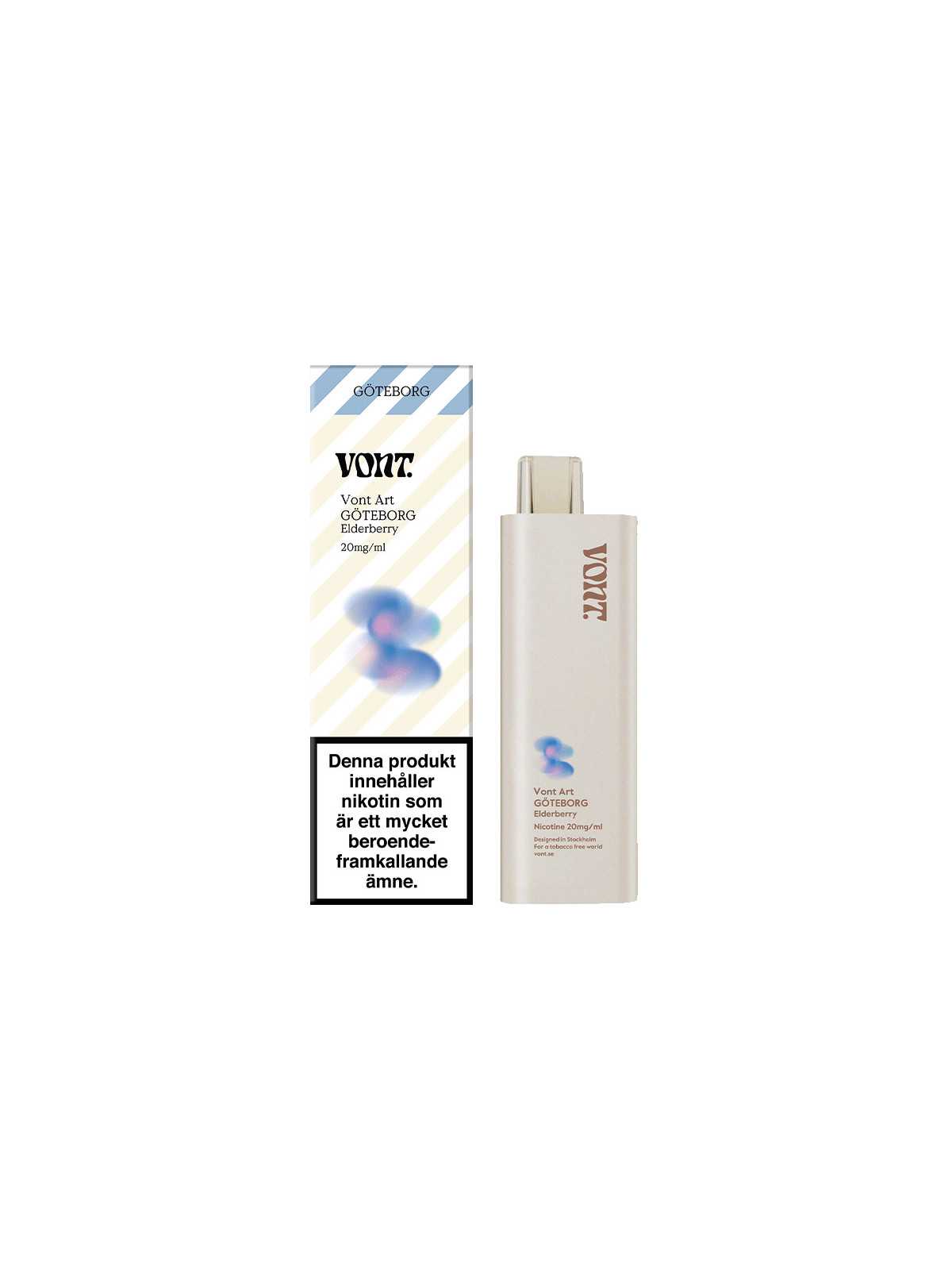 Vont Art Göteborg Elderberry,20mg-10p