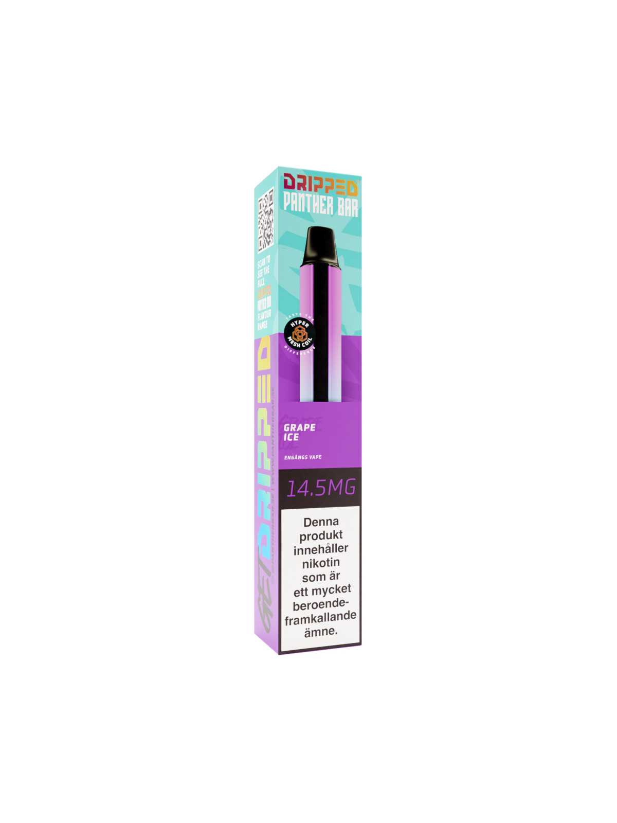Panther Bar 14.5 mg,Grape Ice-10p