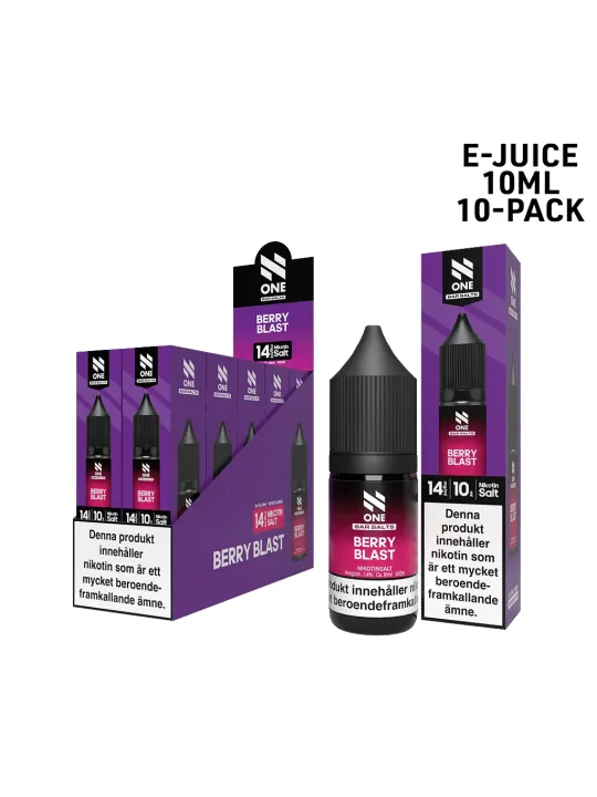 N One Salt,Berry Blast 10-p
