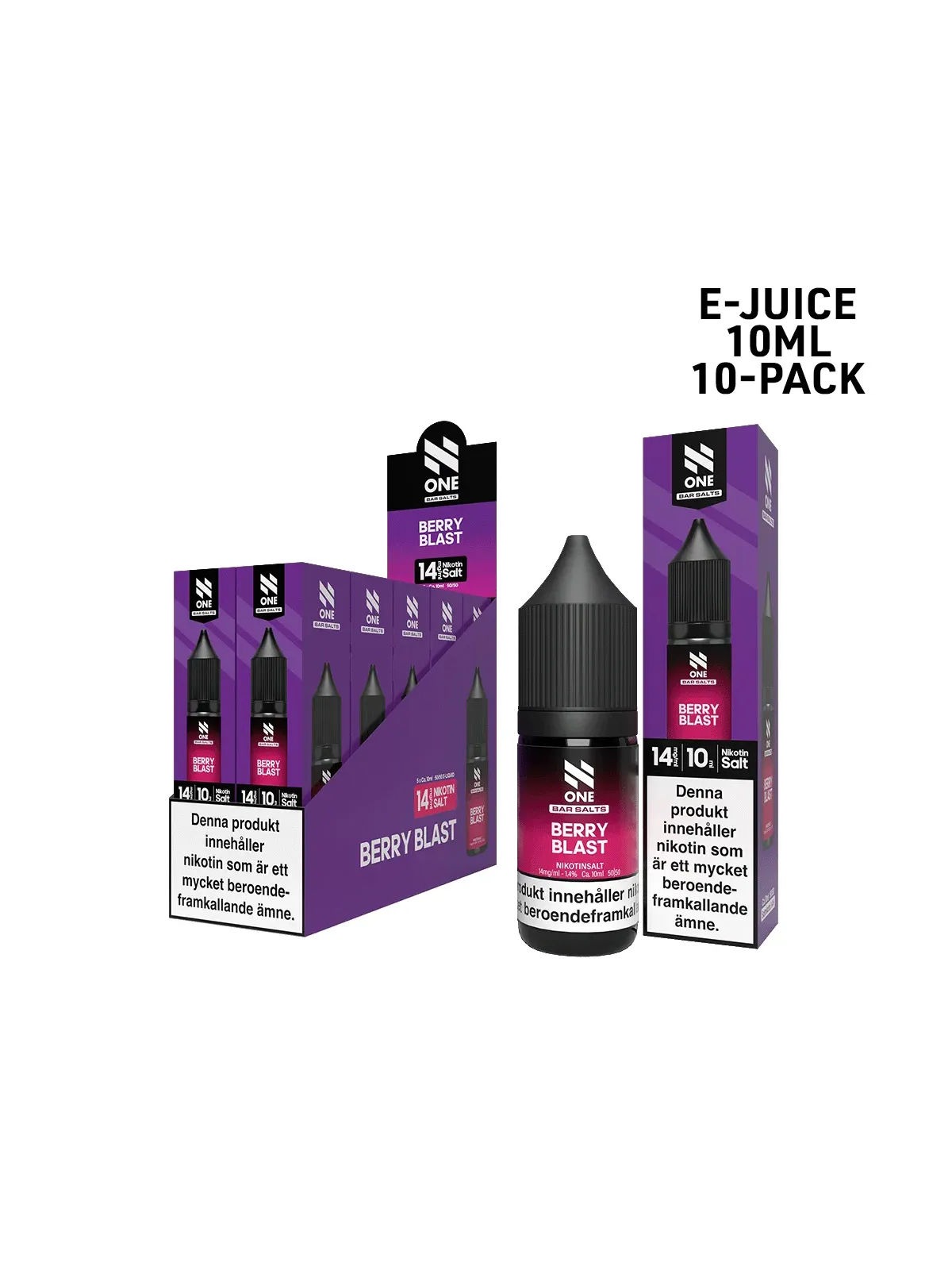 N One Salt,Berry Blast 10-p